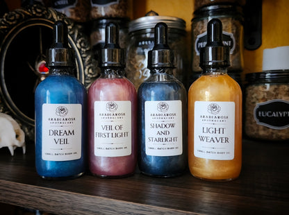 Fantasy Series Body Oil Bundle AradiaRose Apothecary
