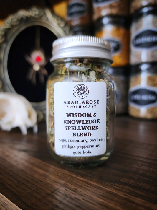 Wisdom & Knowledge Spellwork Blend - Candle Magick