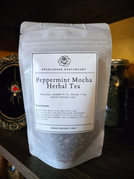 Peppermint Mocha Herbal Tea blend