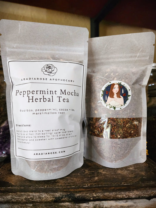 Peppermint Mocha Herbal Tea blend