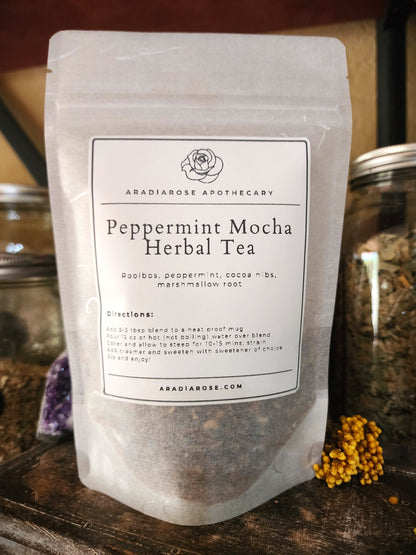 Peppermint Mocha Herbal Tea blend