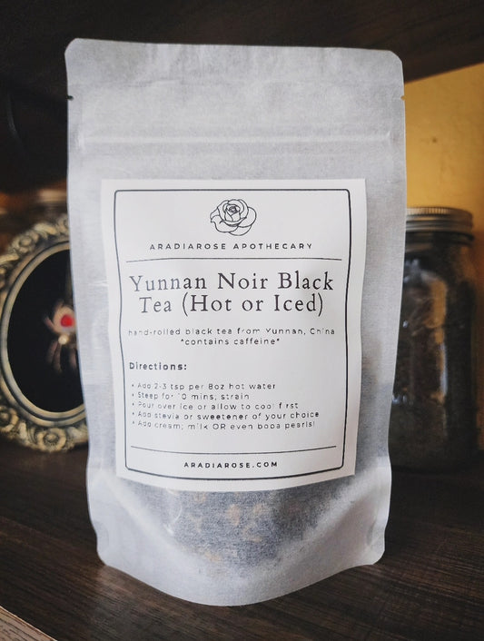 Yunnan Noir Black Tea (Hot or Iced)
