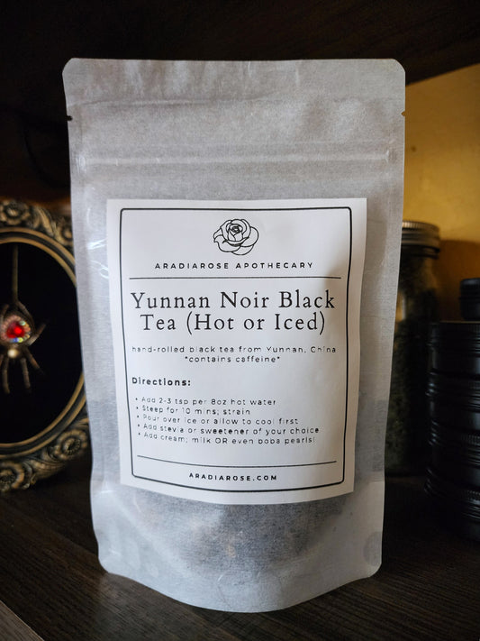 Yunnan Noir Black Tea (Hot or Iced)
